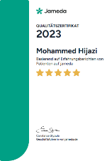 Jameda Qualitätszertifikat Mohammed Hijazi